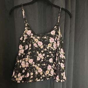 American Eagle Outfitters Dark Floral Camisole